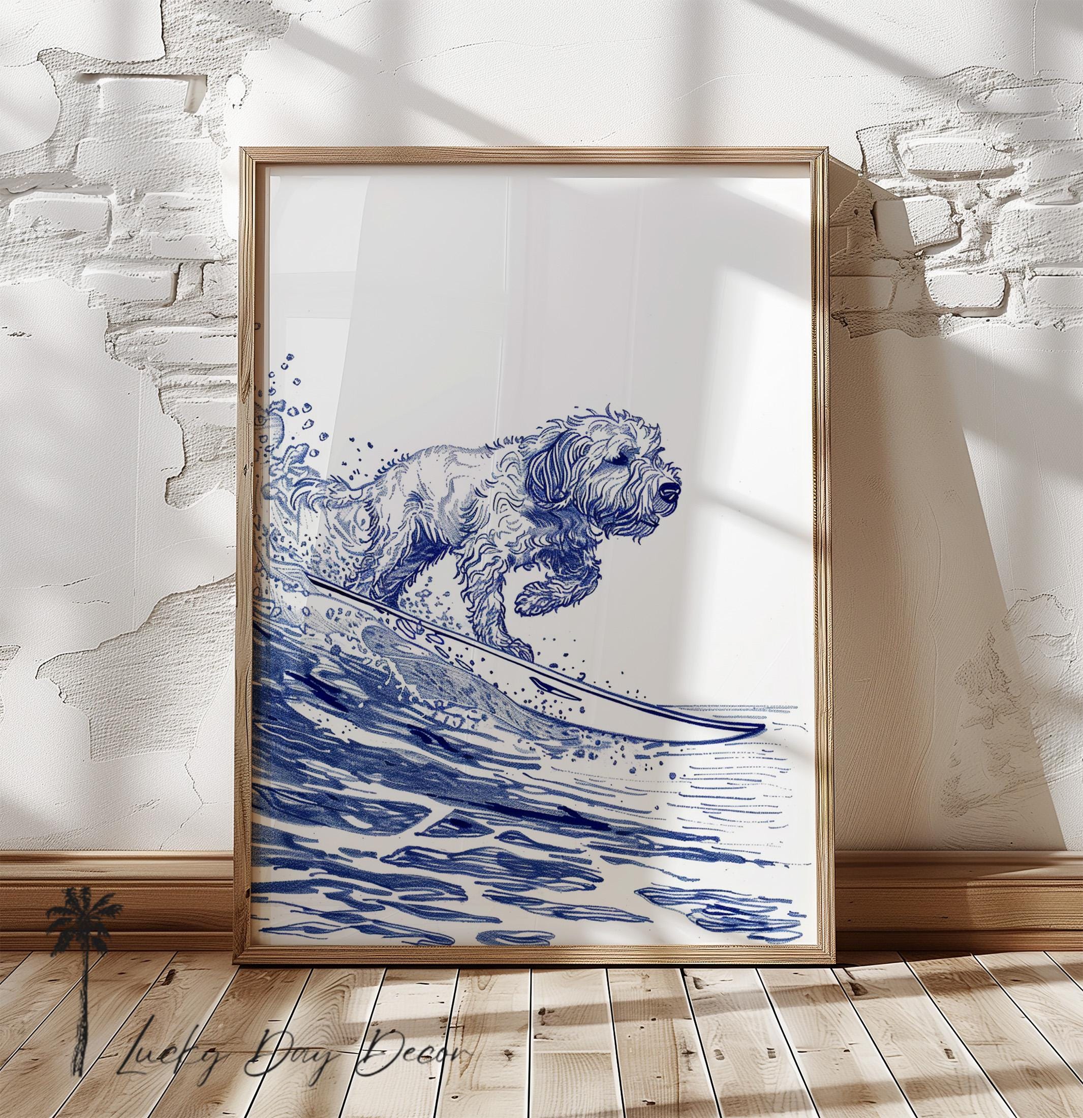 日本未発売 レア SURF'S UP ウォールキャンバス 壁張り アート 日本未