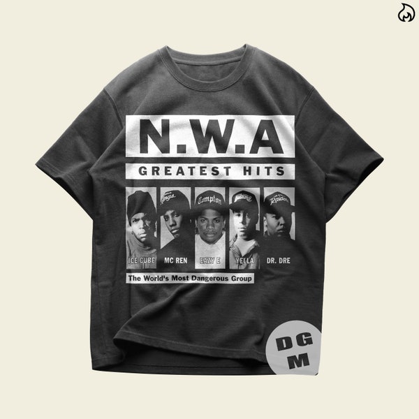 Limited NWA Hip Hop Group Unisex Heavy Cotton Tee