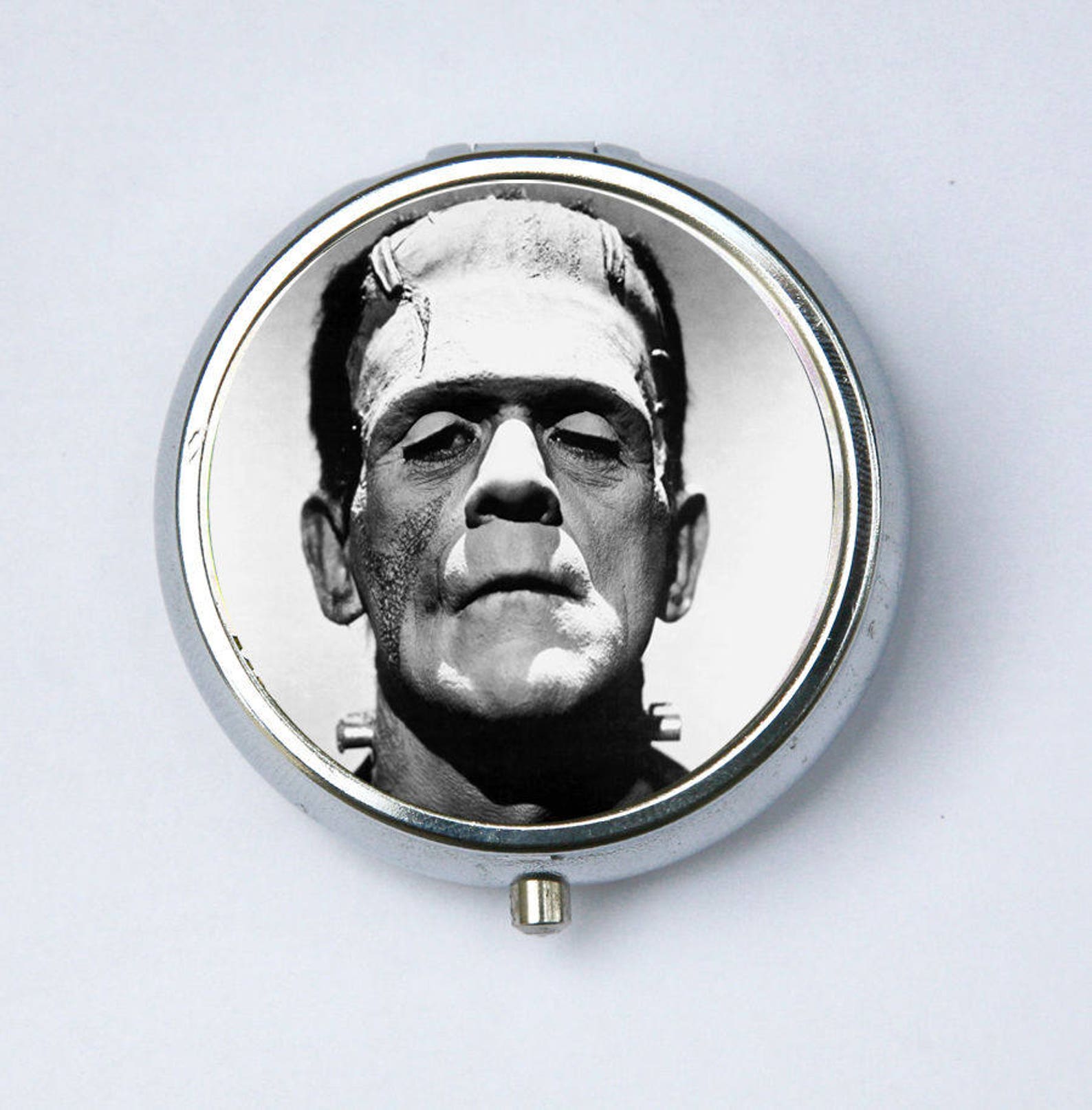 Frankenstein Pill Case Pillbox Pill Box Holder Gothic - Etsy