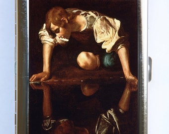 Caravaggio Cigarette Case Wallet Business Card Holder goth Baroque