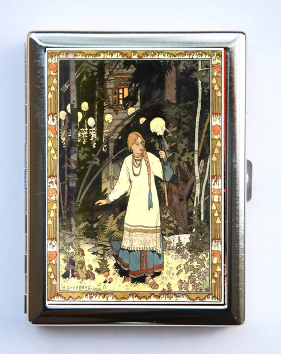 Vasilisa the Beautiful Cigarette Case Wallet Business Card Holder