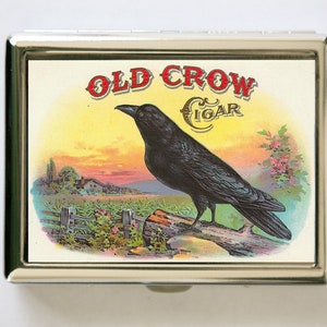 Old Crow Zigarettenetui Visitenkartenhalter