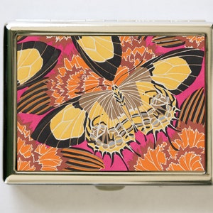 Schmetterling Schmetterlinge Zigarettenetui Brieftasche Visitenkartenhalter