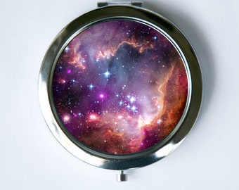 Galaxy Stars Compact MIRROR Pocket Mirror outer space
