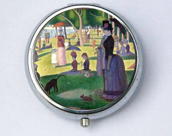 Un dimanche sur La Grande Jatte PILL case pillbox titulaire