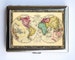 World Map Cigarette Case Wallet Business Card Holder id case atlas map 