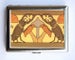 Art Nouveau Beetles Mushrooms Cigarette Case Wallet Business Card Holder 