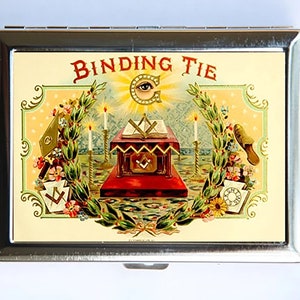 Estuche para cigarrillos de masones, billetera, tarjetero, estilo hipster victoriano MASÓNICO