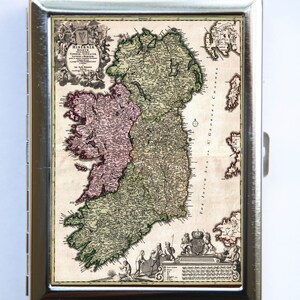 Irland Karte Zigarette Fall Brieftasche Visitenkarte Halter id Fall dublin