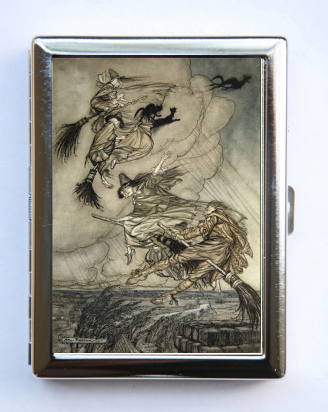 Arthur Rackham Witches Cigarette Case Wallet Business Card Holder ...