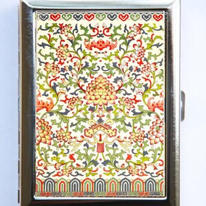 Blumenmuster #6 Zigarettenetui Id Etui Brieftasche Visitenkartenetui botanisch