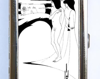 Woman in the Moon Salome Cigarette Case Wallet Business Card Holder Art Nouveau