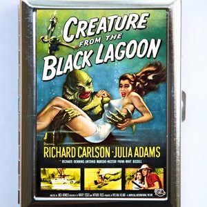 Creature From the Black Lagoon Cigarette Case Wallet Business Card Holder horror movie poster cult classic b movie