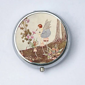 Fairy Painting Pill Case pillbox pill holder fairytale