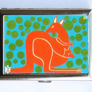 Zigarettenkippen Känguru Wallet Visitenkartenhalter
