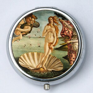 The Birth of Venus Botticelli pillbox Pill case box holder classical fine art image 1