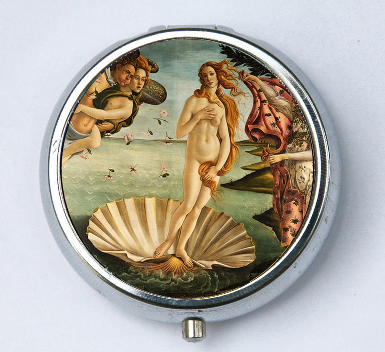 The Birth of Venus Botticelli pillbox Pill case box holder classical fine art image 1