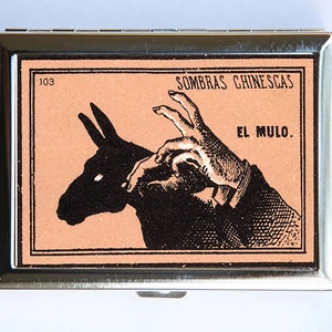 Estuche para cigarrillos El Mulo Mule Shadow Animal Cartera Tarjetero