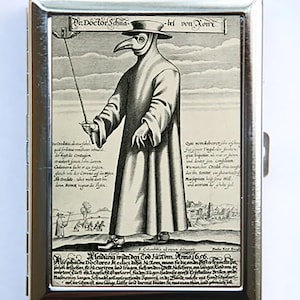 Estuche para cigarrillos, cartera, tarjetero, psicobilly, gótico, punk, muerte extraña