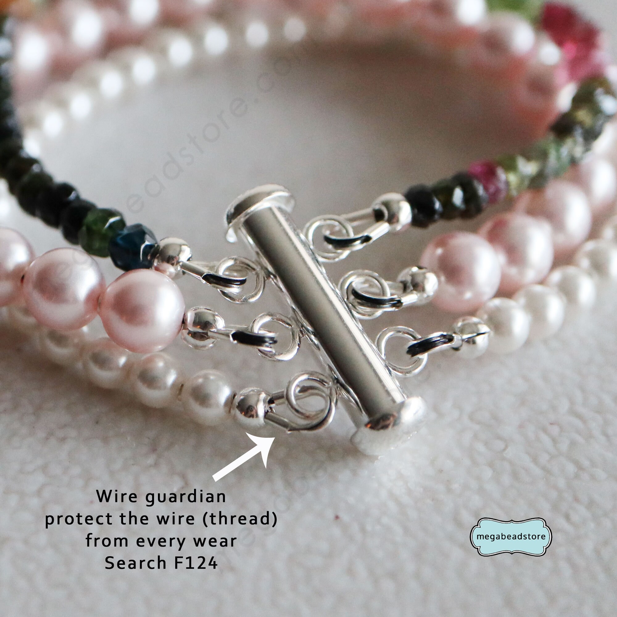 Medium Beading Thread Loop Protector Beads Wire Guard Guardian Etsy