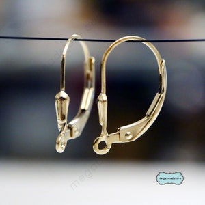 Hypoallergenic 14K GF Gold Filled Lever back Ear Wire F18GF