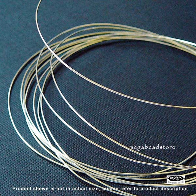 4 feet 20 Gauge Thick 925 Sterling Silver Wire Jewelry Wrapping Half Hard HH