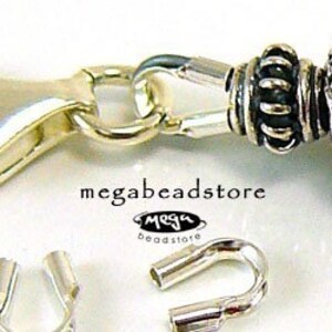 Wire Loop Protector Thimbles 0.021 S, 0.031 M, 0.045 L Sterling Silver Beading F124 image 5