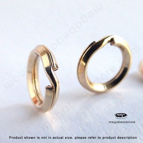 5mm 6mm 7mm Split Rings 14K Gold Filled Jump Rings Connectors F441GF