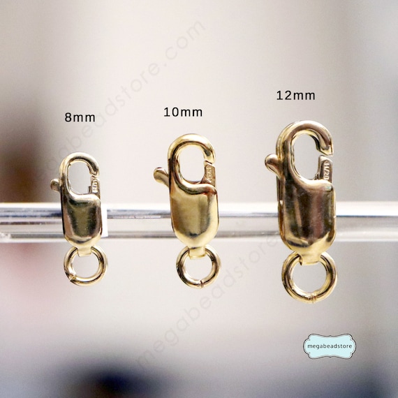 Buy 8mm 10mm 12mm 14K Gold Filled Lobster Clasp Claw F303GF Online