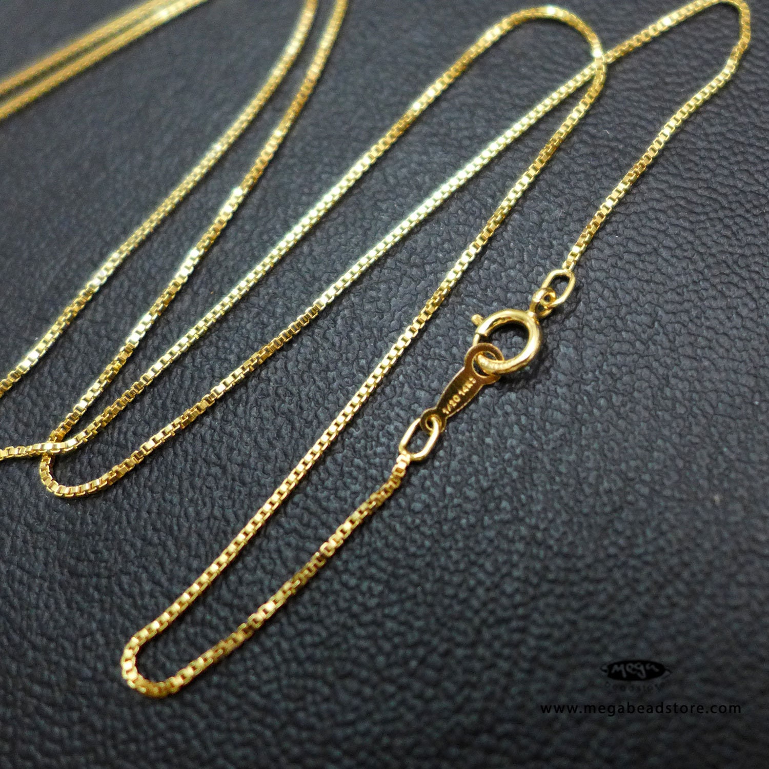 16 18 20 Inch 14K Gold Filled Box Chain Necklace 0.85mm FC21 Etsy