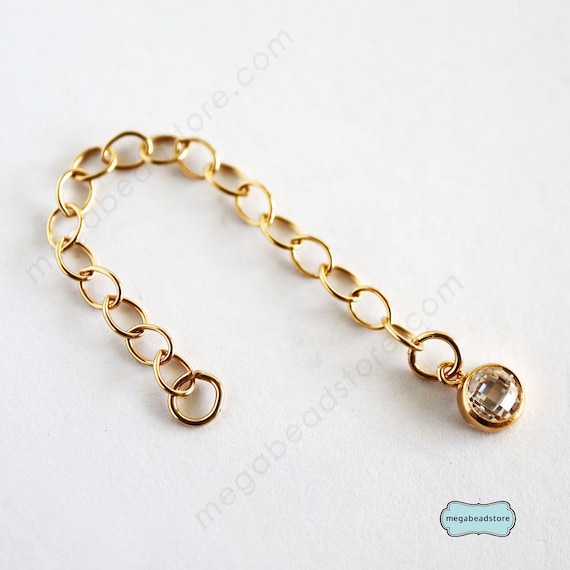 Extender Chain 2-inch 14k Gold-filled with 4mm Bead End Extender Chain 2-inch 14k Gold-filled with 4mm Bead End