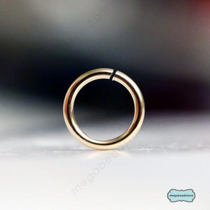 25 pieces 5mm 20.5 Gauge GOLD FILLED Jump Rings Open Connectors F29GF