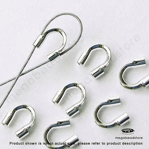 0.045" Large Sterling Silver Wire Guardian Wire Loop Protector B…