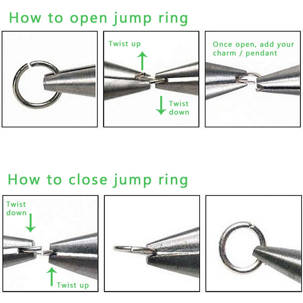 8mm (16 Gauge) Sterling Silver Jump Rings Open - 10 pcs-F29
