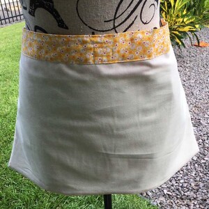 Polka Dots Sewing Quilting Crafter's Vendor's Waitress Half Apron image 10