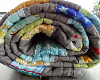 Modern Handmade Baby/Crib/Toddler Quilt - Quiltsy Handmade