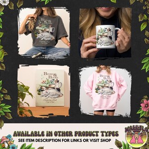 Cozy Fantasy Winged Cat Hoodie for Nerdy Fantasy Reader Booktrovert Gift for Book Lover Romantasy Book Club Reading Shirt Watercolour Print image 10