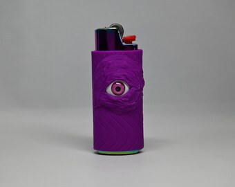 Eye Polymer Clay Lighter Case