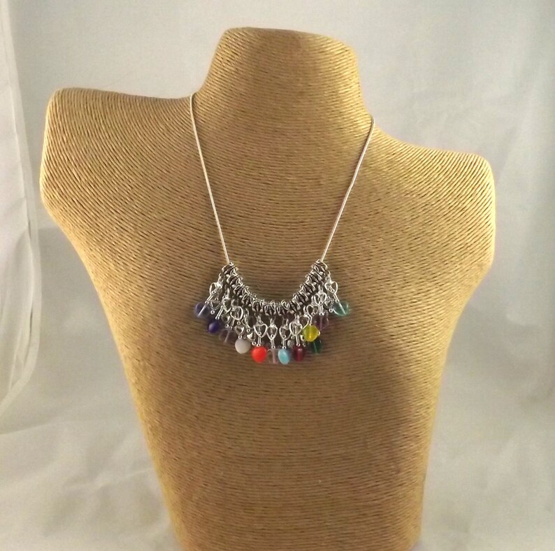 Charming Hearts Slider Charm Necklace With TWELVE Handcrafted Etsy