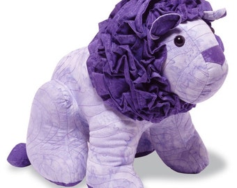 Lion Sewing Pattern, PDF format