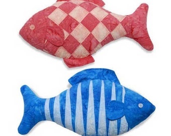 Patron de couture damier et poisson tigre, format PDF