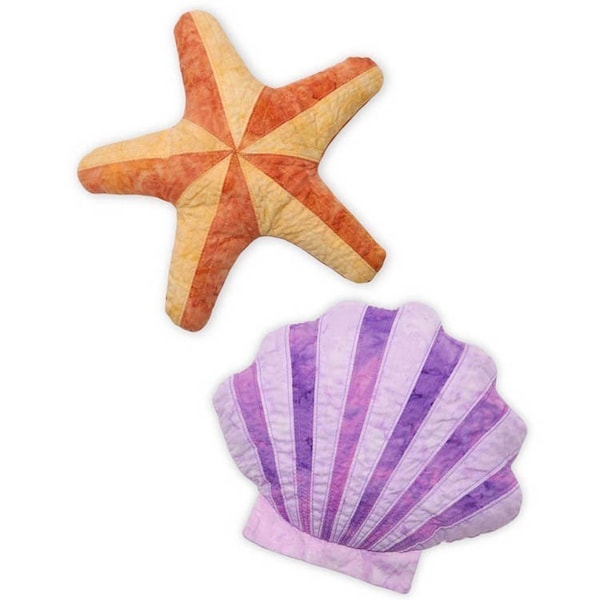 Starfish and Scallop Sewing Pattern, PDF format