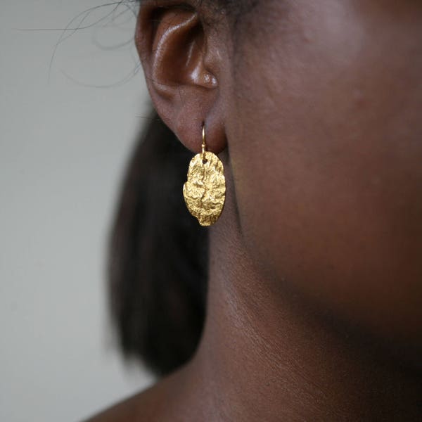 Reticulated Oval Earring - Final Sale