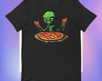 T-shirt Just here for the pizza