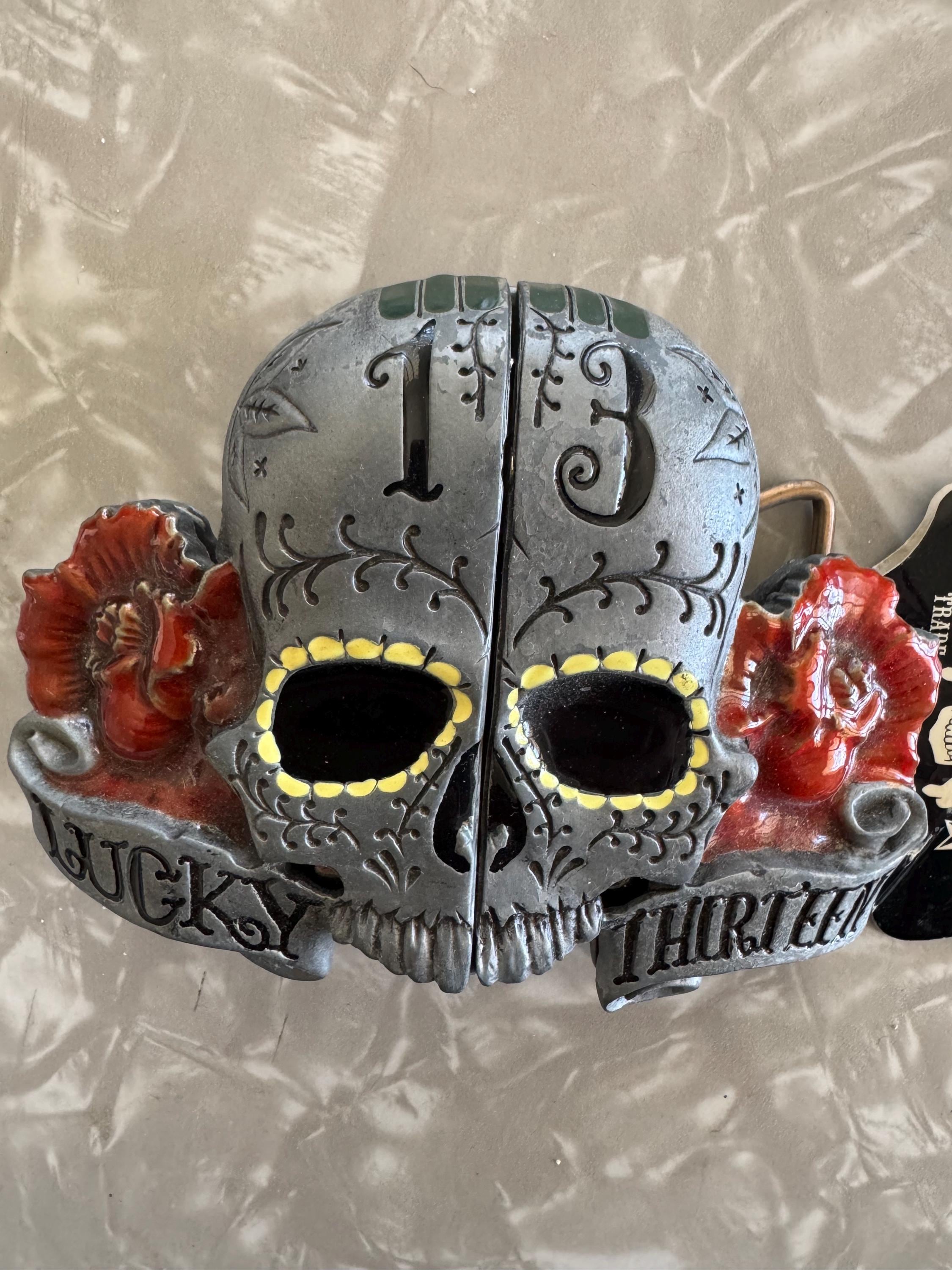 Lucky 13 Belt Buckle - Etsy
