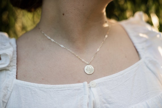 Mars Necklace in Sterling Silver or Gold Vermeil, Silver or Gold Mars  Pendant - Etsy