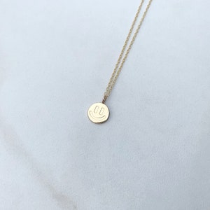 Smile Necklace in Sterling Silver or Gold Vermeil, Happy Face Pendant gold vermeil