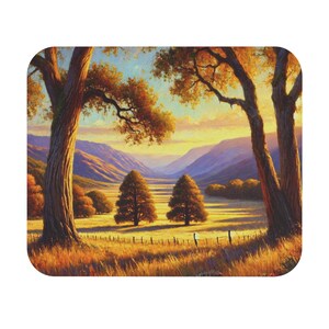 Landscape Mouse Pad: Serene Nature Desk Decor