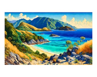 Paraíso en el Mar de Cortés: Obra de arte del paisaje costero mexicano