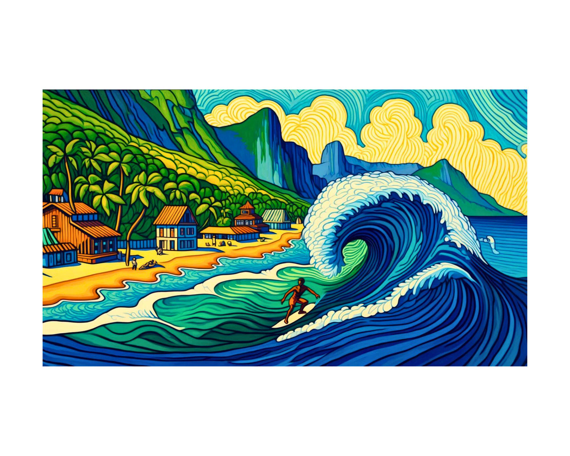 Wave Rider / Sueño de surf tropical
